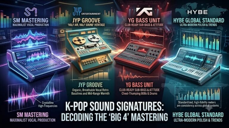 K-Pop Sound Signatures Explained: SM, JYP, YG, and HYBE